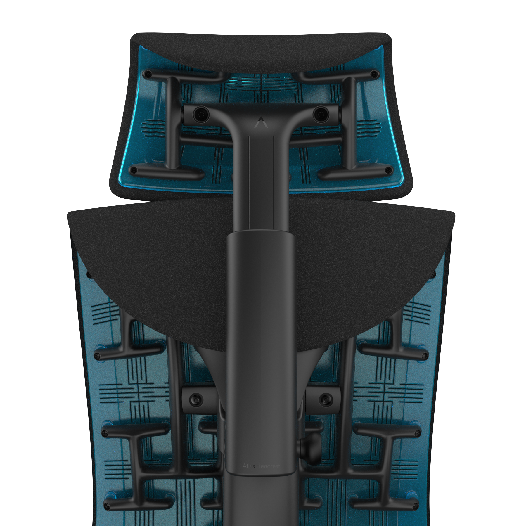 Black Cyan Gaming (Back) - Graphite Frame, Cyan Back