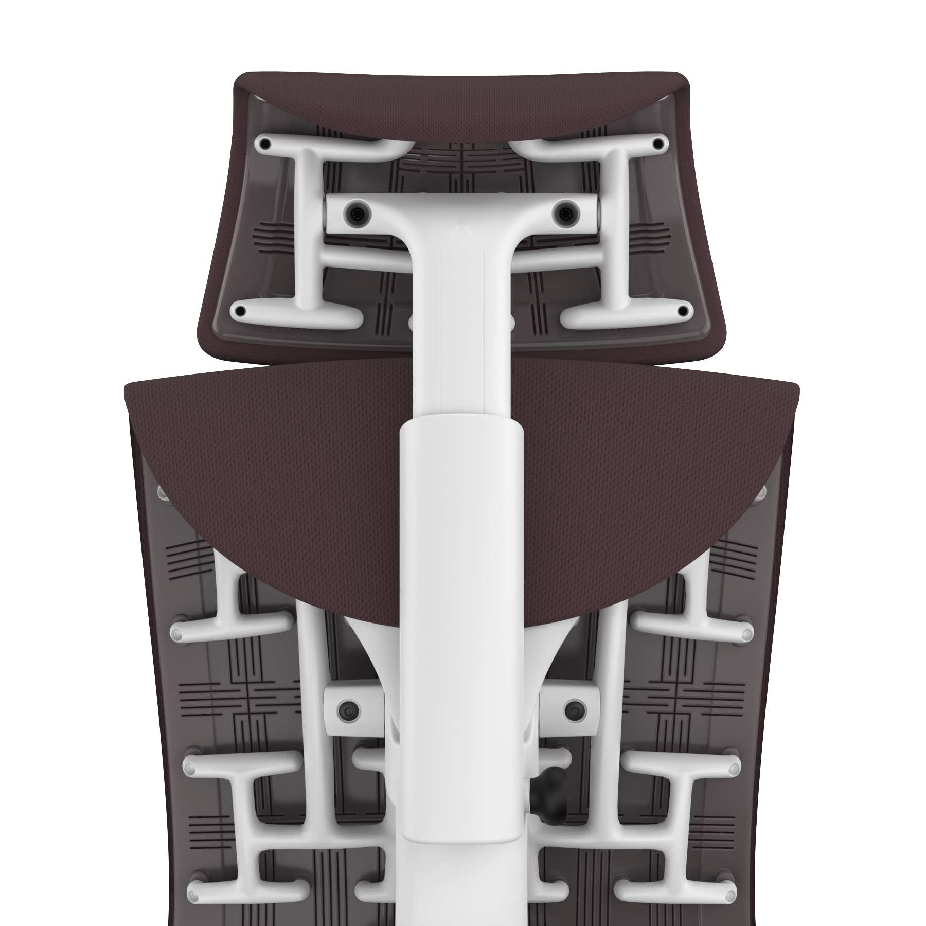 Mulberry Rhythm - White Frame, Transparent Back