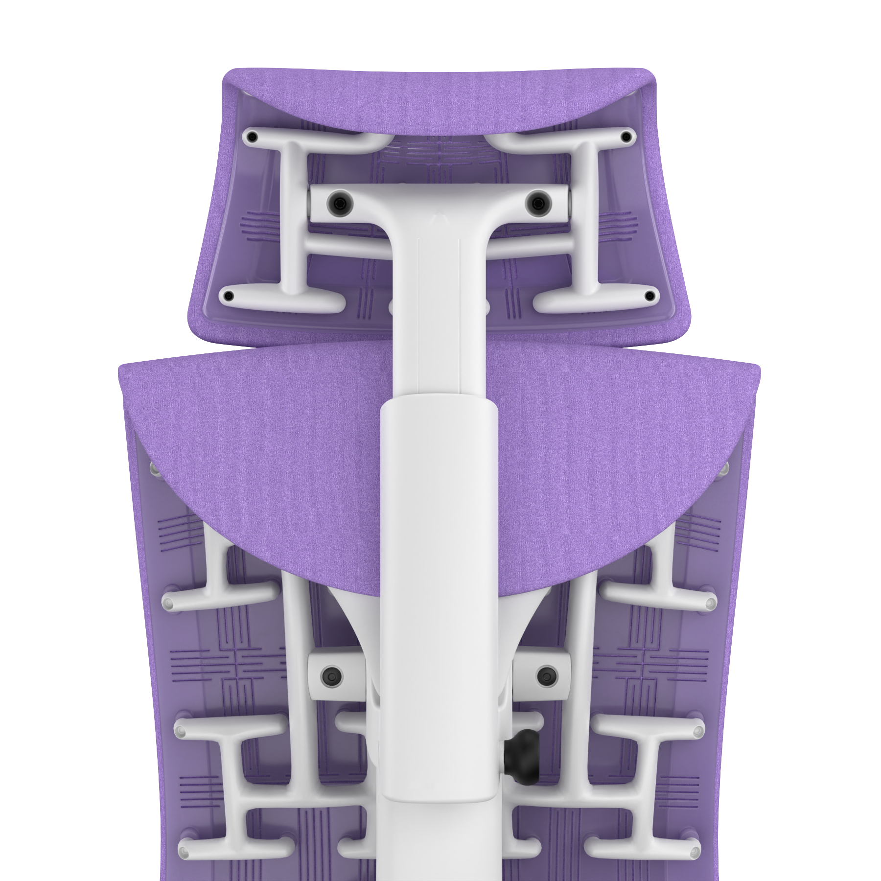 Amethyst Gaming - White Frame, Amethyst Back