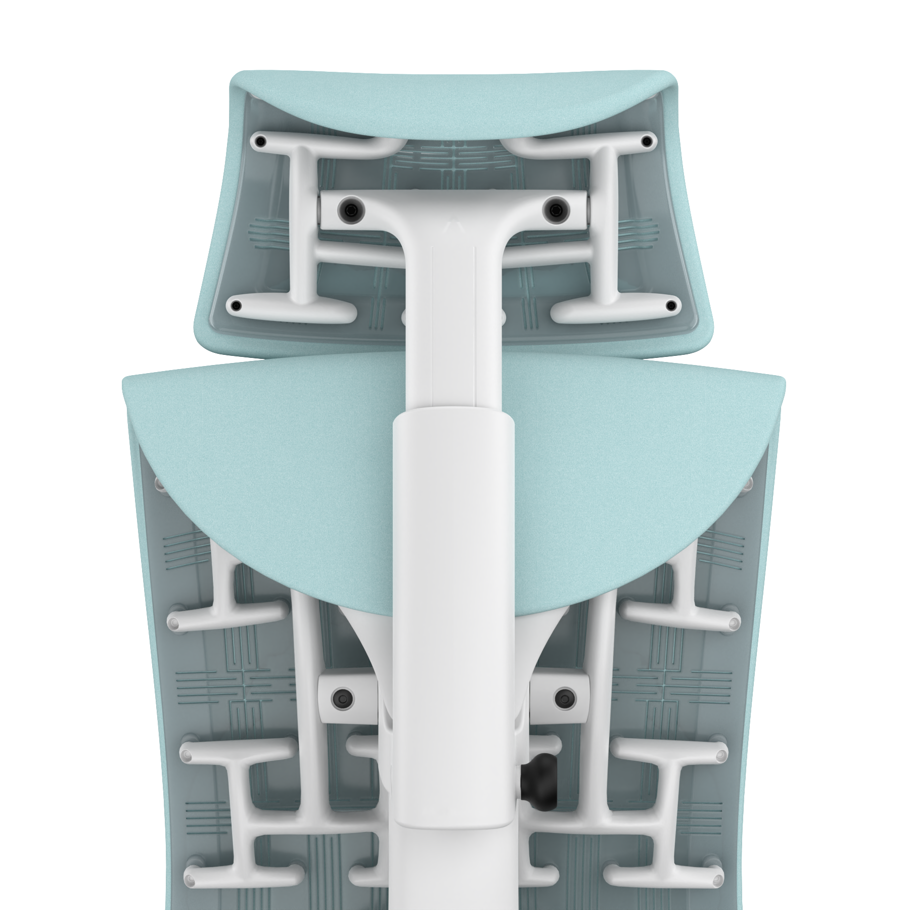 Glacier Sync - White Frame, Transparent Back