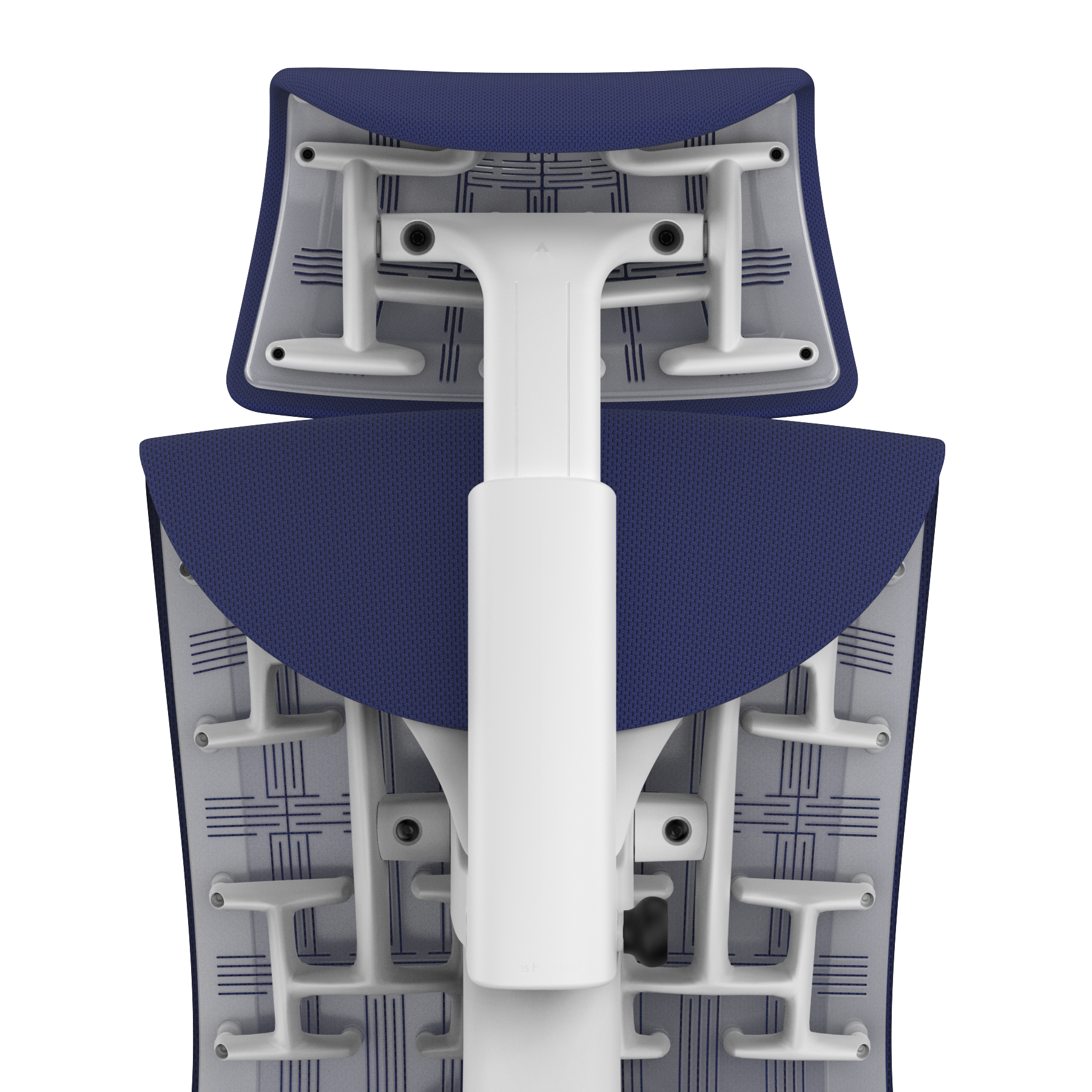 Iris Rhythm - White Frame, Transparent Back