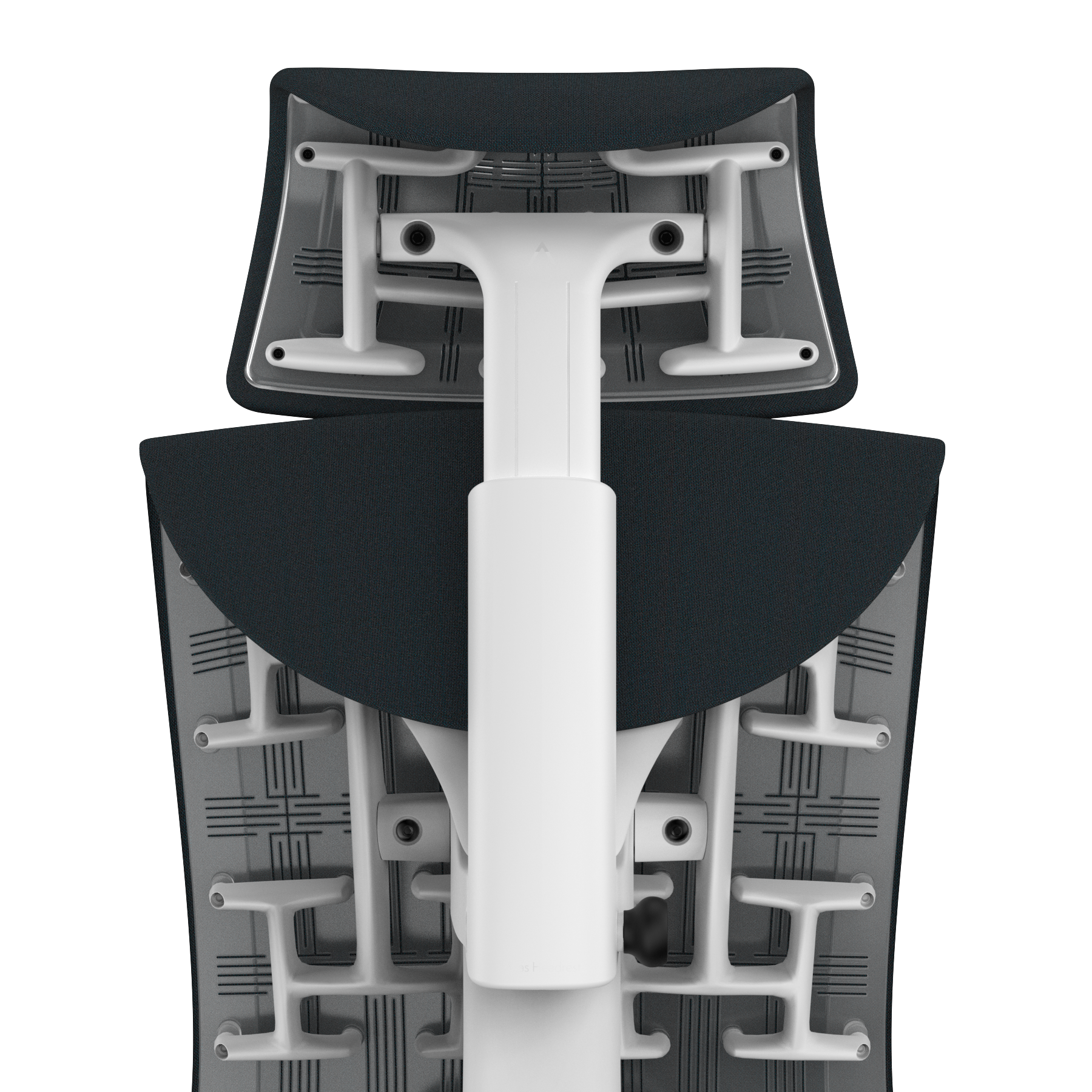 Blueberry Medley - White Frame, Transparent Back