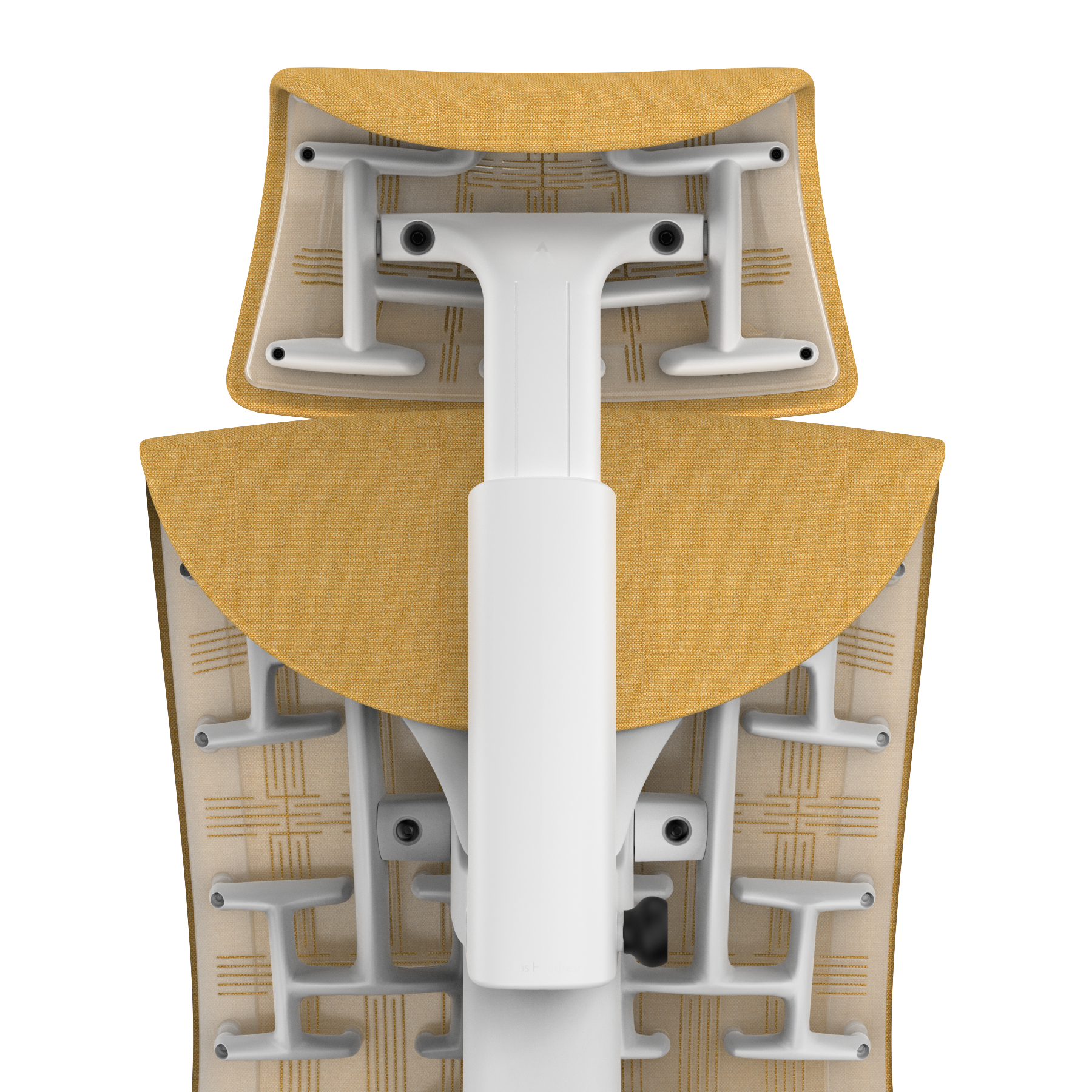 Yellow Oxide Medley - White Frame, Transparent Back
