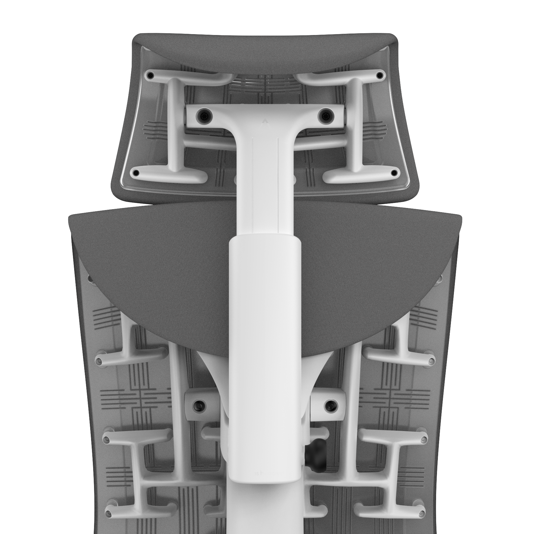 Pewter Medley - White Frame, Transparent Back