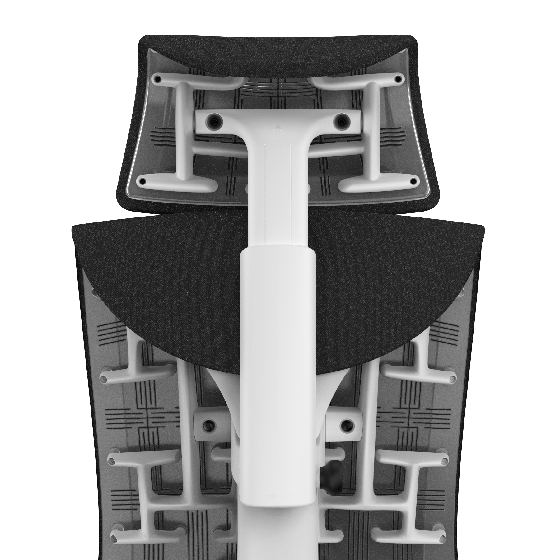 Black Rhythm - White Frame, Transparent Back