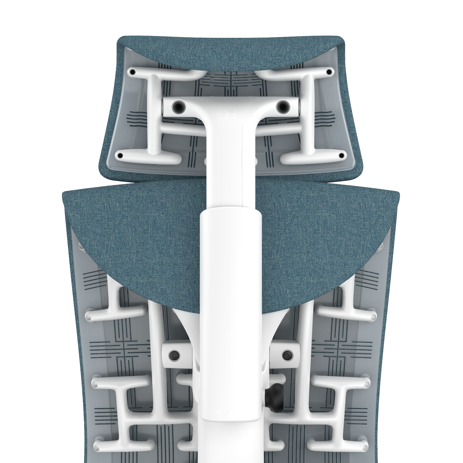 Peacock Medley - White Frame, Transparent Back